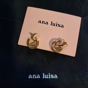 Ana Luisa Scarlett earrings, gold